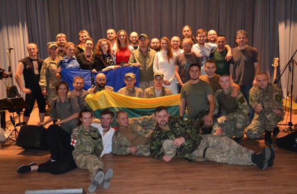 Koncerto Ukrainoje akimirka