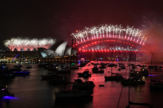 Naujųjų sutikimas Sidnėjuje / AFP/„Scanpix“ nuotr.