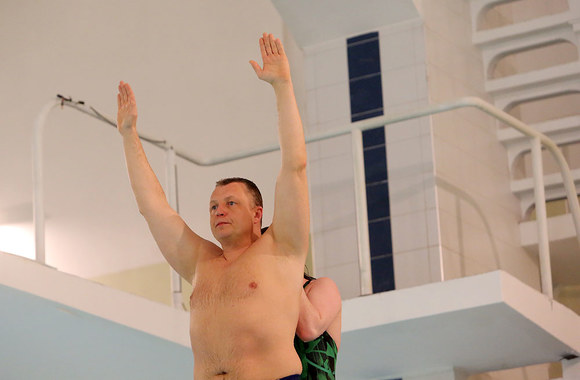 Gedimino Juodeikos ir Indrės Girdauskaitės treniruotės akimirka 