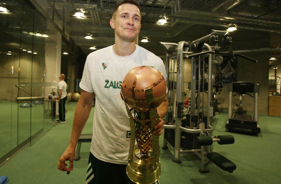 „Žalgiriečiai“ rūbinėje