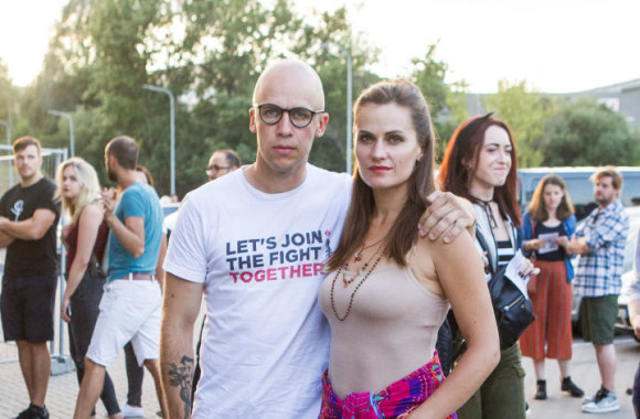 Vidas Bareikis ir Jurga Šeduikytė