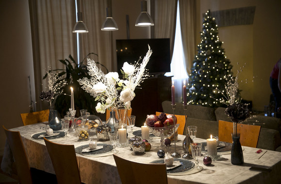 Kalėdoms papuošti Mačiulių namai