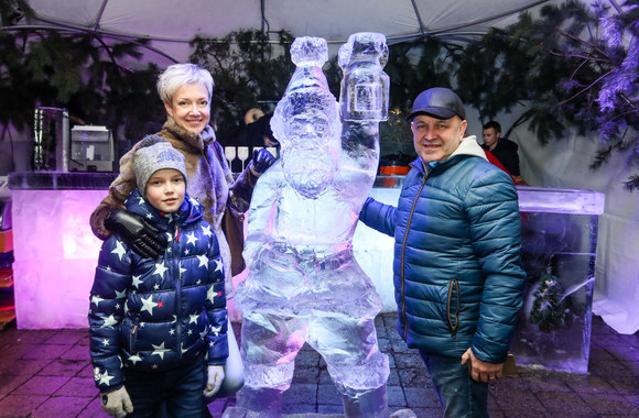 Artūras Orlauskas su šeima