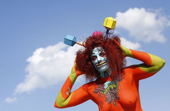 „World Bodypainting Festival“ akimirkos