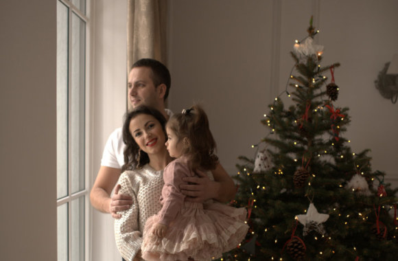 Karina Jeremian-Daniškevičė su šeima