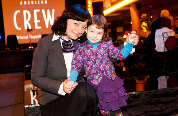 Rūta Lukoševičiūtė su dukra Lėja