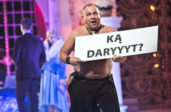 „Šokių ant ledo“ akimirka