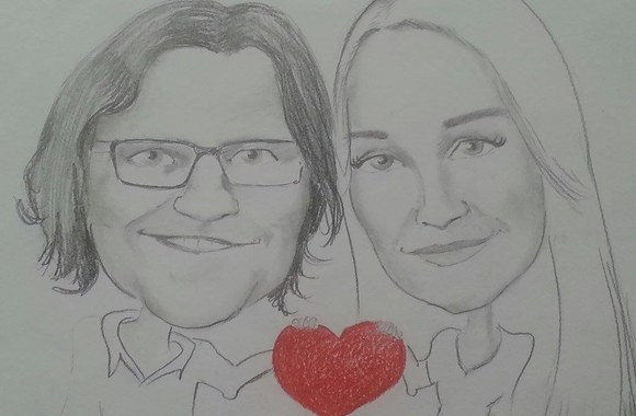 Antano ir Dainos Bosų šaržas