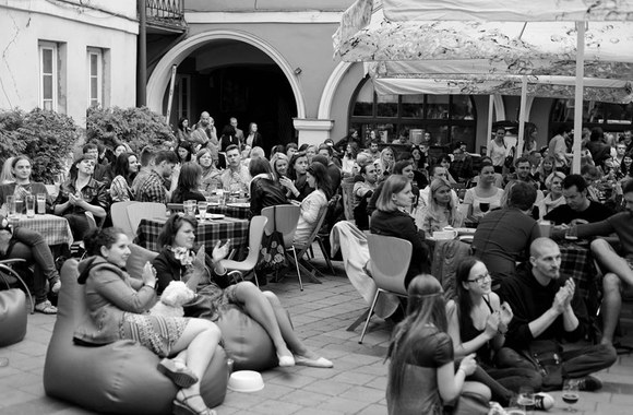 Grupės „Arbata“ koncerto akimirka