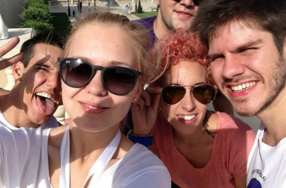 Monikos Linkytės kelionės po Baku akimirka