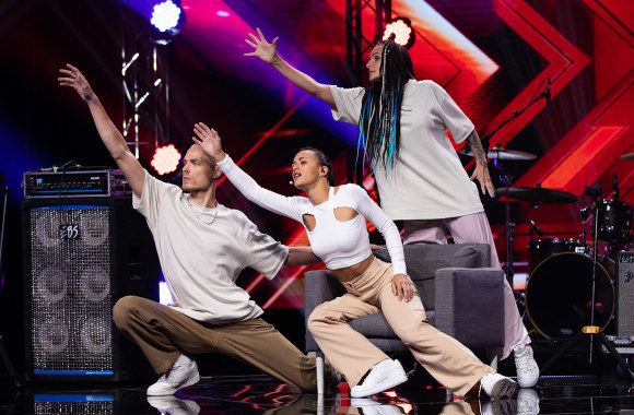 Šou „X faktorius“ akimirka / V.Černiausko nuotr.