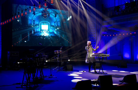 2017-ųjų „Kino pavasario“ atidarymo ceremonijos akimirka