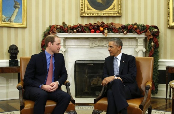 Princas Williamas ir Barackas Obama