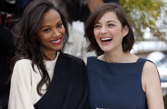 Marion Cotillard ir Zoe Saldana