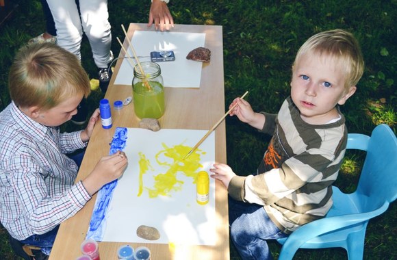 Labdaringo renginio akimirka 