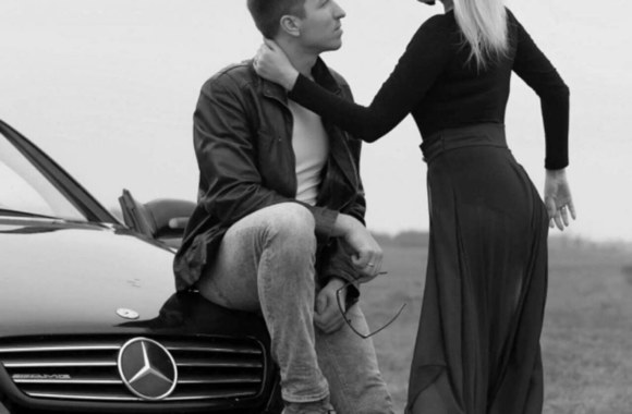 Karolis Akulavičius su žmona Ingrida