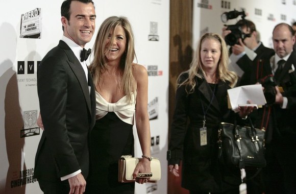 Justinas Theroux ir Jennifer Aniston