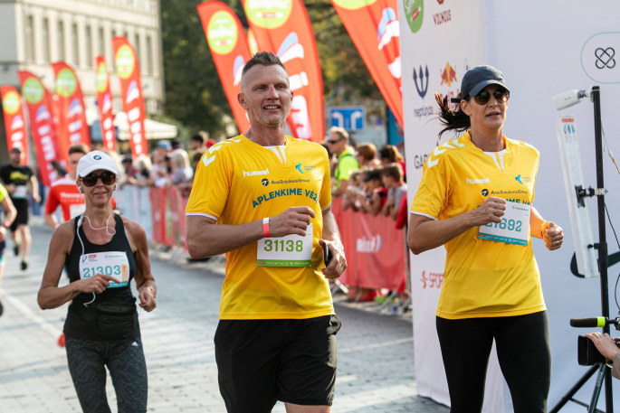 „Rimi Vilniaus maratono“ akimirka / Pauliaus Peleckio / „ŽMONĖS Foto“ nuotr.