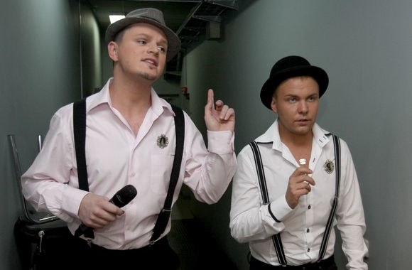 Laidos filmavimo akimirka