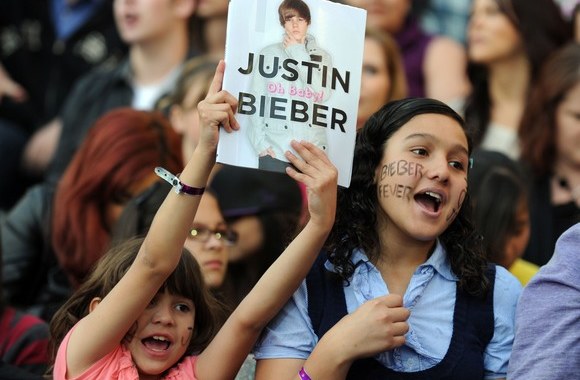 Justino Bieberio gerbėjos