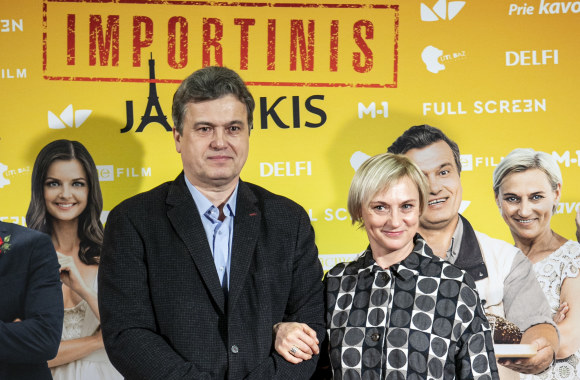 Komedijos „Importinis jaunikis“ raudonojo kilimo premjera/ Pauliaus Peleckio/ „ŽMONĖS Foto“ nuotr.