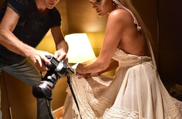 Fotosesijos akimirka