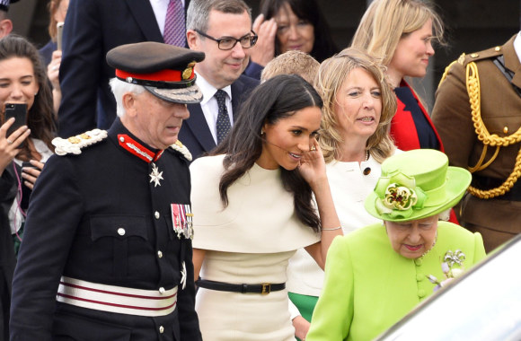 Karalienė Elizabeth II ir Sasekso hercogienė Meghan