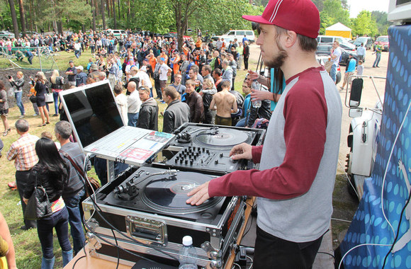 Purvaspirdžio varžybų akimirka