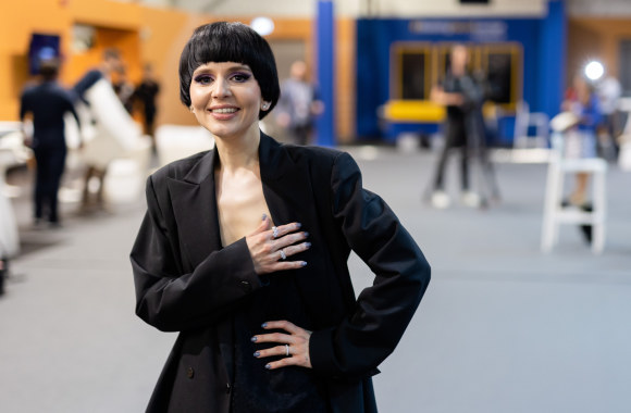 Monika Liu po „Eurovizijos“ finalo Turine / Scanpix nuotr.