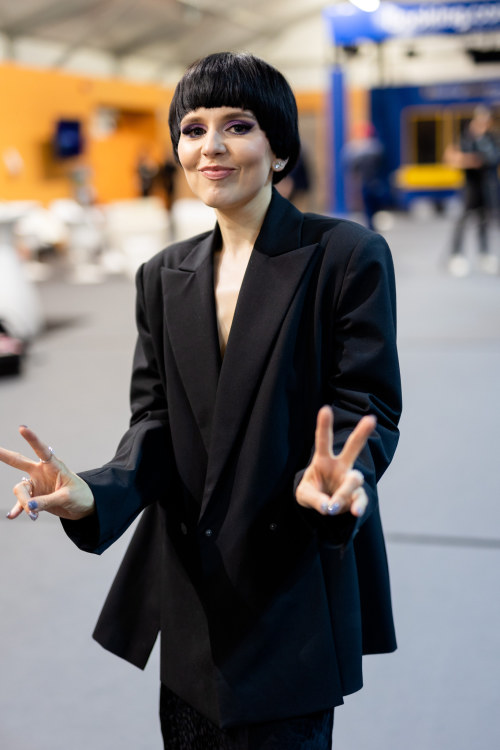 Monika Liu po „Eurovizijos“ finalo Turine / Scanpix nuotr.