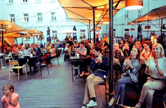 Giedrės koncerto akimirka