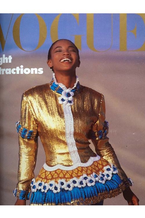 Naomi Campbell (pirmasis britų „Vogue“ viršelis/1987 m.)