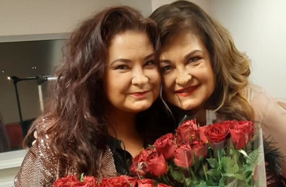 Andželika Petrikytė su mama Birute / Asmeninio albumo nuotr.