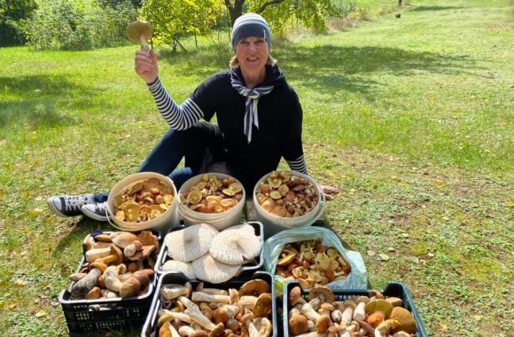 Nijolės Narmontaitės rasti grybai / Asmeninio albumo nuotr.