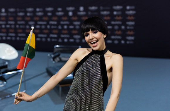 Į „Eurovizijos“ finalą patekusi Monika Liu / Luko Balandžio nuotr.
