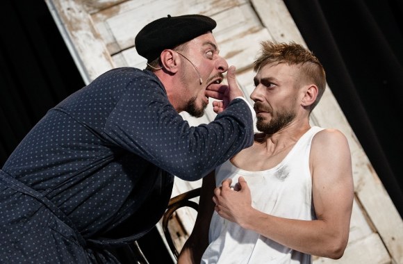 Spektaklio „Savižudis“ akimirka / L.Vansevičienės nuotr.