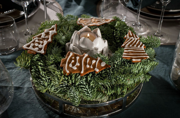 Šventinis stalo dekoras