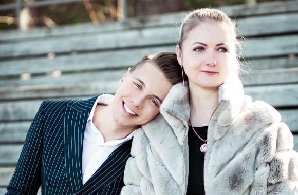 Rokas Galvonas su mama/Lalezer Varbliauskienės nuotr.ą