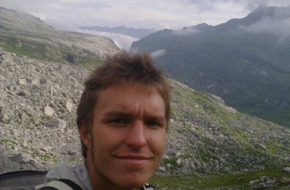 Martyno Kavaliausko kelionės po Europą akimirka