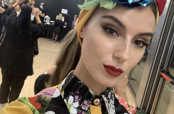 Demonstruoti „Dolce & Gabbana“ kolekciją buvo Lauros Kerdokaitės svajonė / Asmeninio albumo nuotr.