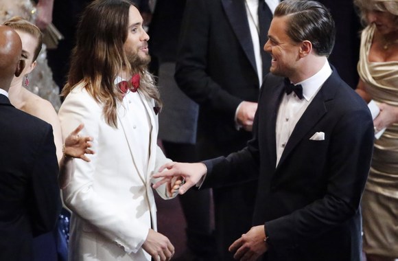 Jaredas Leto ir Leonardo DiCaprio