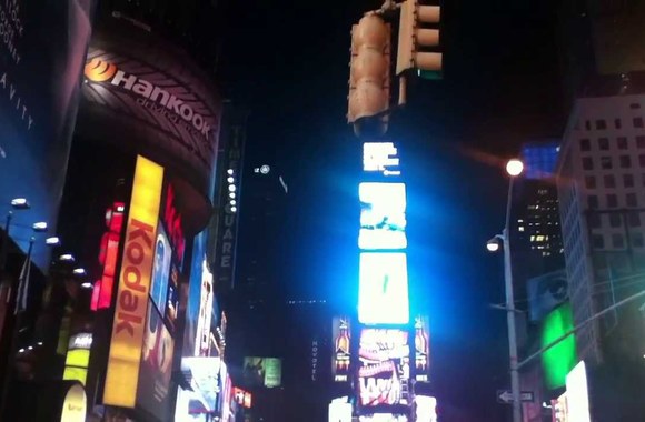 VIDEO kadras: Niujorko Times aikštė Laimo Fergizo akimis