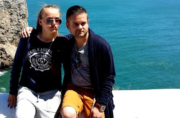 Evardas Žičkus su krikšto dukra Emilija