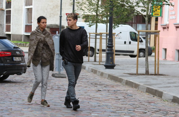 Donatas Montvydas Aurimo Didžbalio sutiktuvėse Klaipėdoje