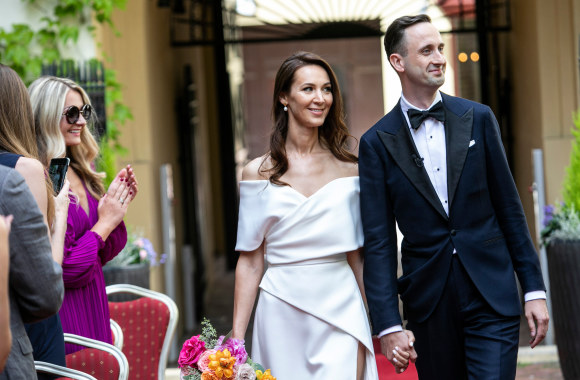 Dizainerės Agnės Deveikytės ir Algirdo Griciaus vestuvės / Pauliaus Peleckio / „ŽMONĖS Foto“ nuotr.