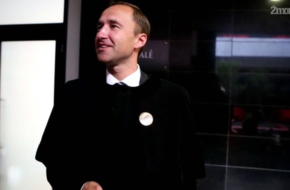 VIDEO kadras: Mindaugas Šeškauskis apie Tadą Lkoševičių