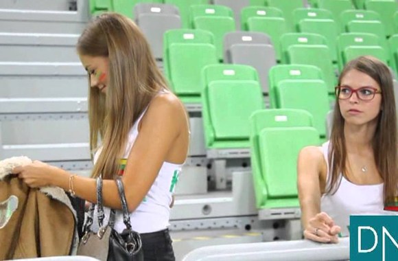 VIDEO kadras: Pociaus žmona ir Kuzios draugė Liublianoje