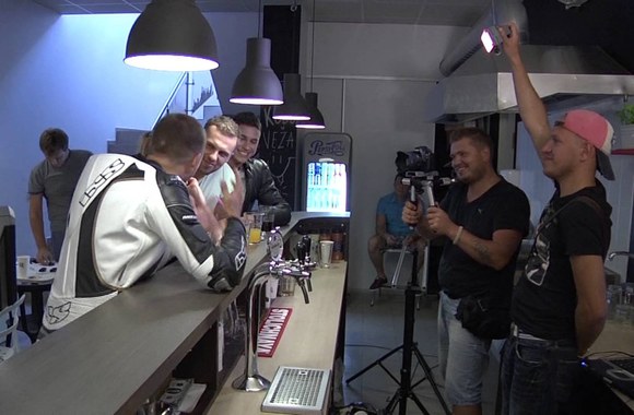 VIDEO kadras: Vaizdo klipo filmavimo užkulisiai