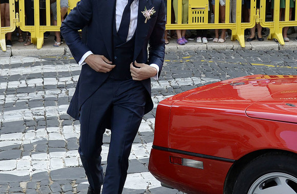 Ispanų krepšininko Sergio Llull ir jo išrinktosios Almudenos Canovos vestuvių akimirkos