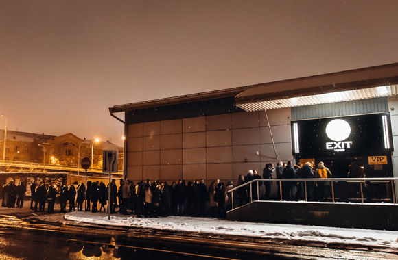 Klubo „Exit“ gimtadienio akimirka